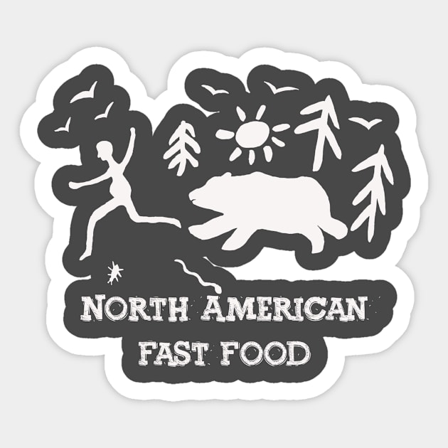 North American fast food Sticker by Voishalk